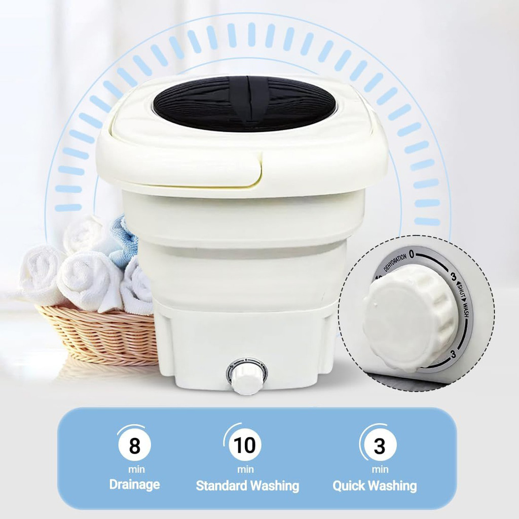Mini machine à laver 18L pliable 220V GENERAL