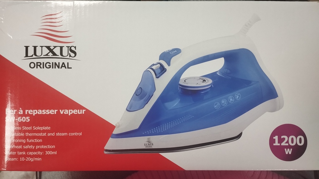Fer à repasser vapeur Luxus SW-605 1200W Mauve