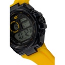 Montre Caterpillar Digital en silicone Chronographe Jaune &amp; Noir