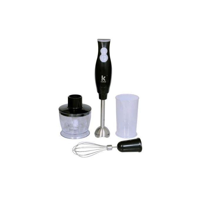 Kenz Mixeur plongeant avec 3 accessoires en acier inoxydable couleur aléatoire