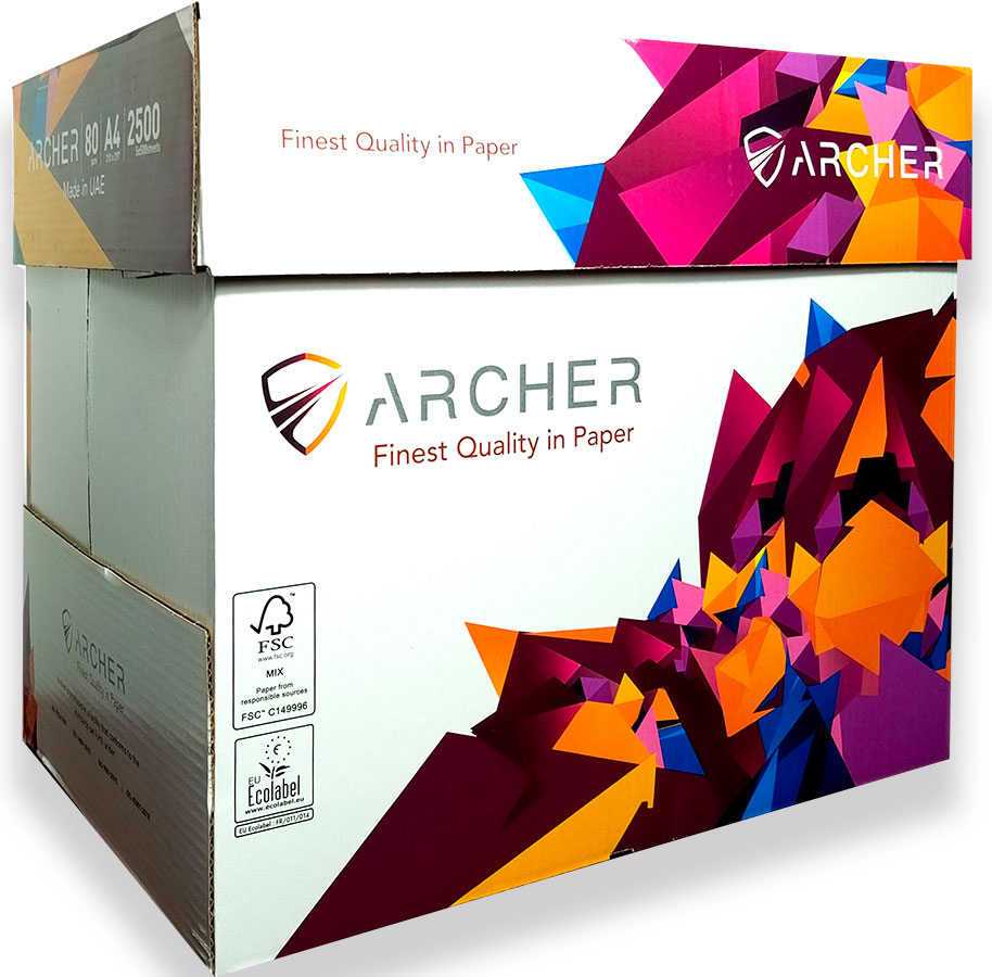 Ramette Papier A4 Pack de 5 Archer Extra blanc