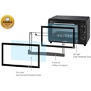 Black &amp; Decker Four Toaster 45 L avec double vitrage et rôtissoire