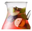 Pack carafe en verre 2L + 6 verres TUBO 31 cl