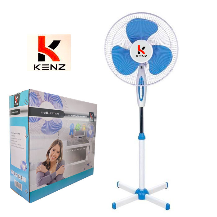 Kenz Ventilateur 16'' sur pied 3 Vitesses