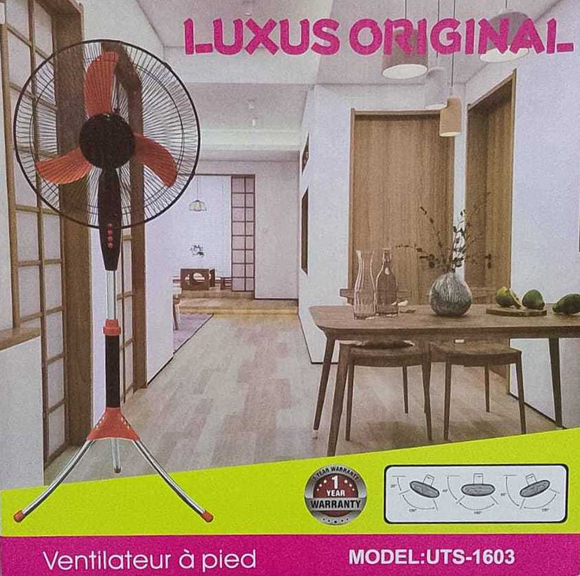 Luxus ventilateur à pied 16" moteur silencieux