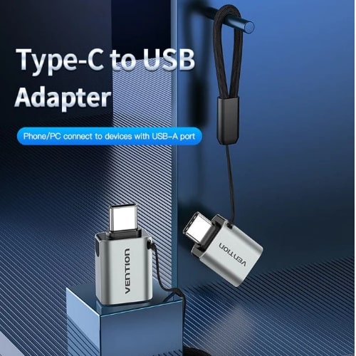 Vention Adaptateur USB-C Male to USB 3.0 Female