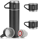 Thermos 3 tasses chaud et froid 500 ml - LUXUS bouteille noir