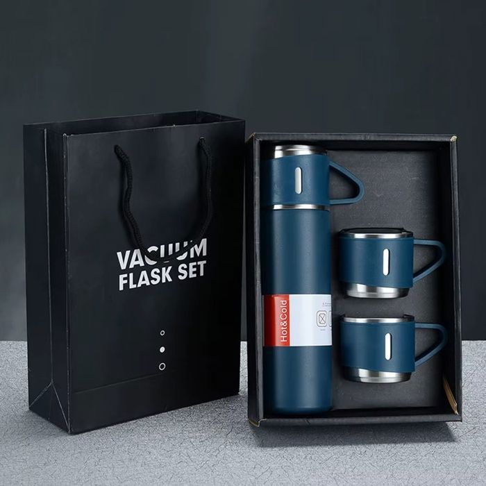 Thermos 3 tasses chaud et froid 500 ml - LUXUS bouteille noir