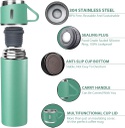 Thermos 3 tasses chaud et froid 500 ml - LUXUS bouteille noir