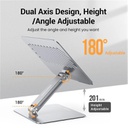 Support pc portable 8 à 17.3" Ugreen Aluminium ventilé (40289)