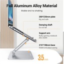 Support pc portable 8 à 17.3" Ugreen Aluminium ventilé (40289)