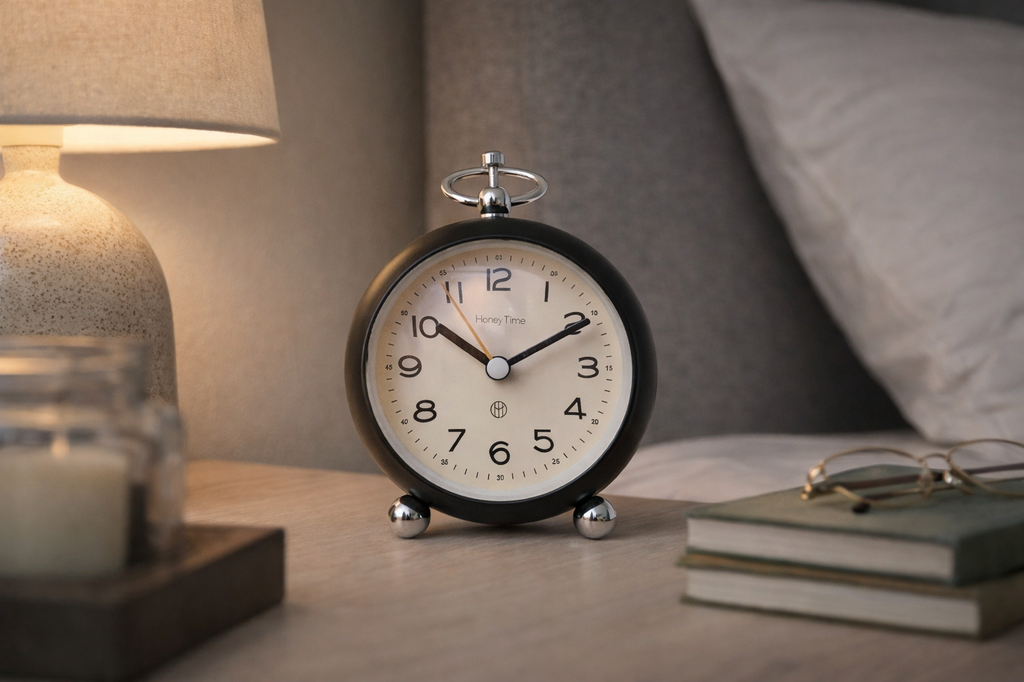 Pandiani Horloge réveil de table, montre réveil