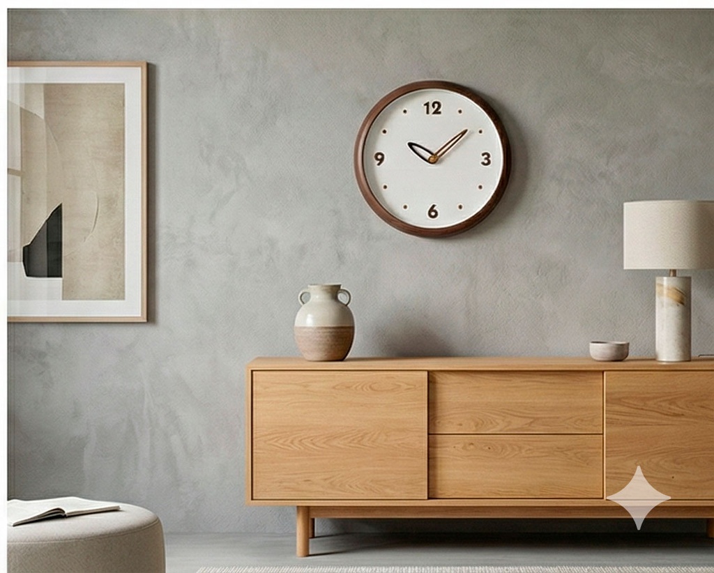 Horloge Murale - Style Moderne - Diamètre 30 cm
