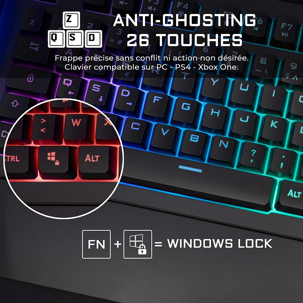 Clavier Gamer The G-LAB Keyz Palladium