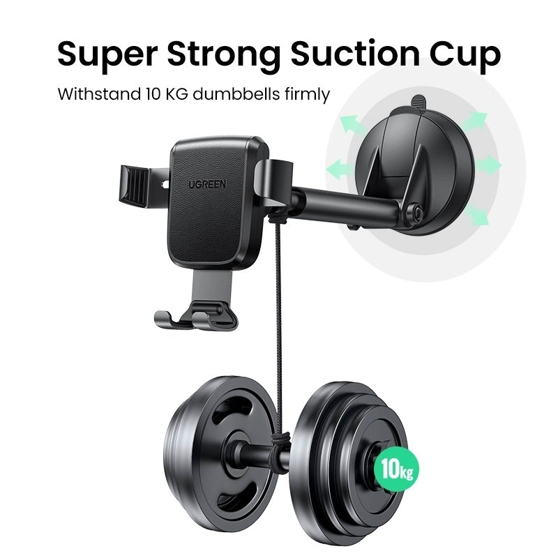 Ugreen Support Voiture Smartphone – Fixation Ventouse (60990B)