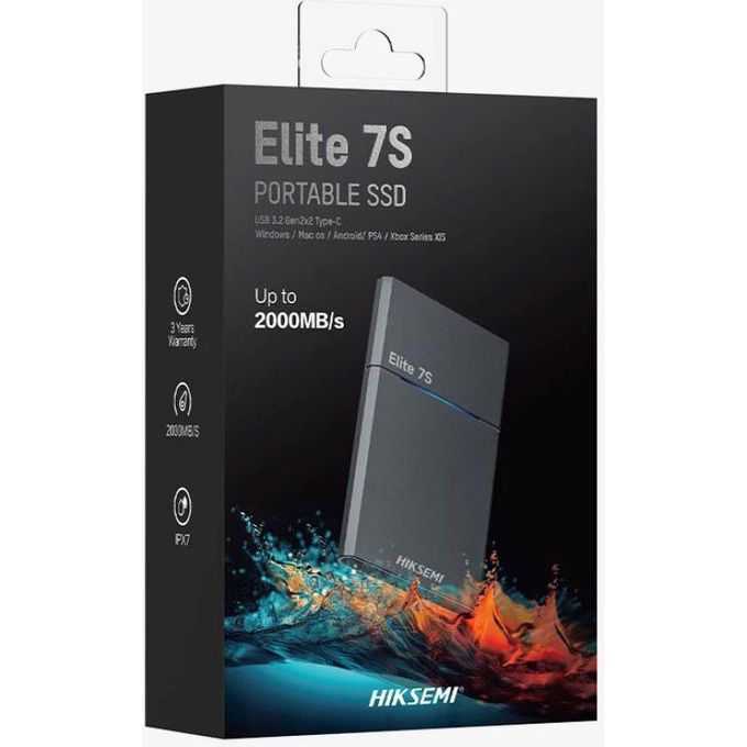 hiksemi Disque dur portable SSD Elite 7S Type-C 1To (HS-ESSD-ELITE7S-1T)