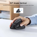 UGREEN Souris sans fil M571 vertical ergonomique 2.4ghz (55916)