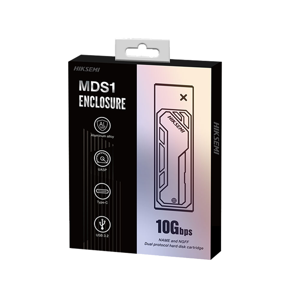 Hiksemi Boitier de disque dur NVME M.2 SATA SSD (HS-HUB-MDS1)