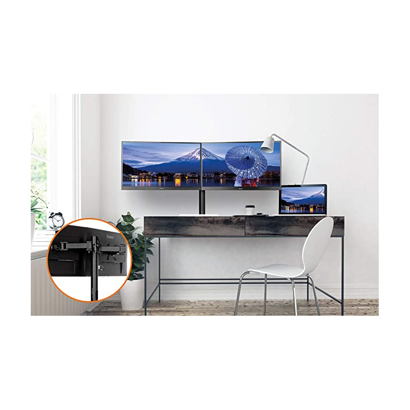 Support TV 2 écrans iiyama DS1002C-B1
