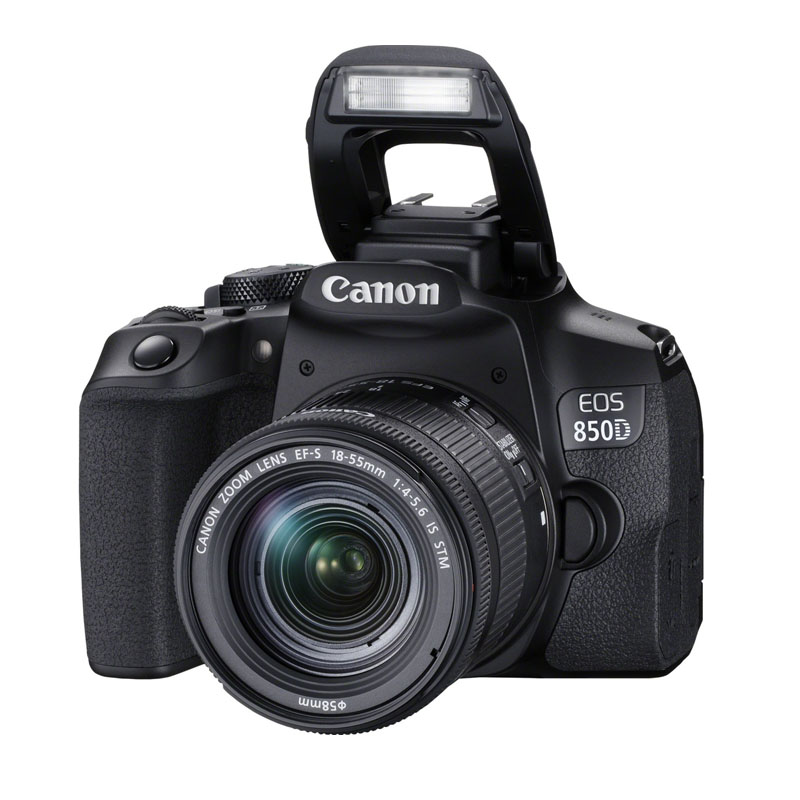 Appareil photo Canon EOS 850D + objectif EF-S 18-55mm IS STM  (3925C002AA)