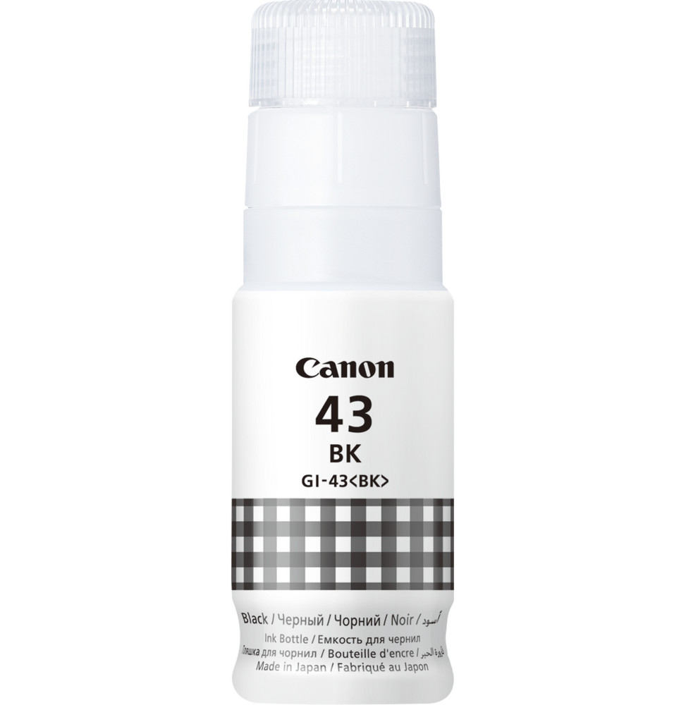 Bouteille d'encre Canon GI-43 Noir