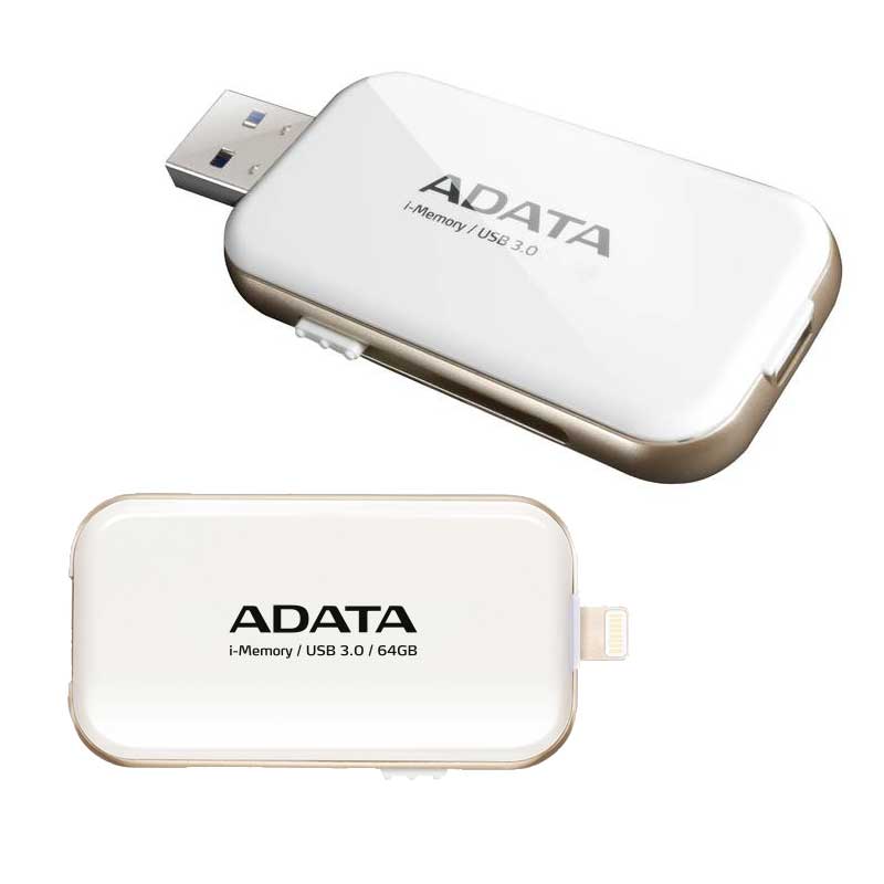 Lecteur Flash USB 64Go ADATA i-Memory AUE710