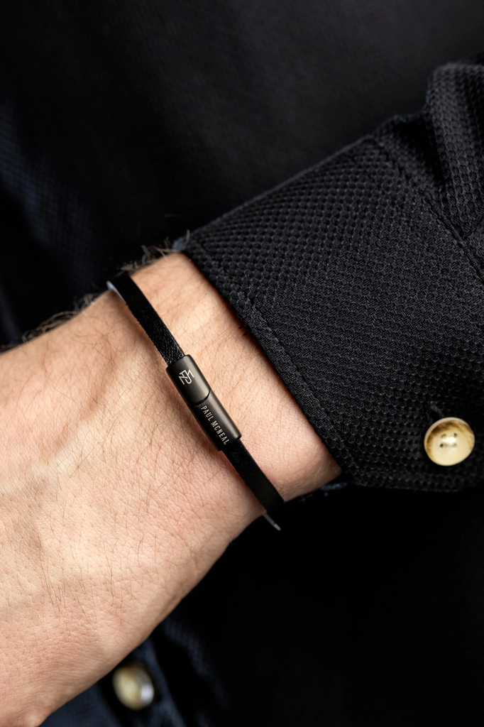 Bracelet Paul McNeal en cuir Pukaskwa (MB0058BB)