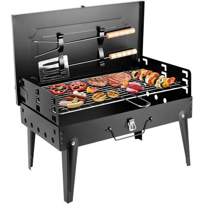 Barbecue au charbon portatif