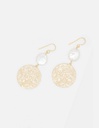 Boucles d'oreilles Moonstone  'Joséphine' Perles (3E/C0896Blj)