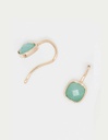 Boucles d'oreilles Moonstone 'Ella' Aventurine (3E/A733VVj)