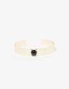 Bracelet Jonc Moonstone 'Caroline' Agathe noire (3R/E751Nj)