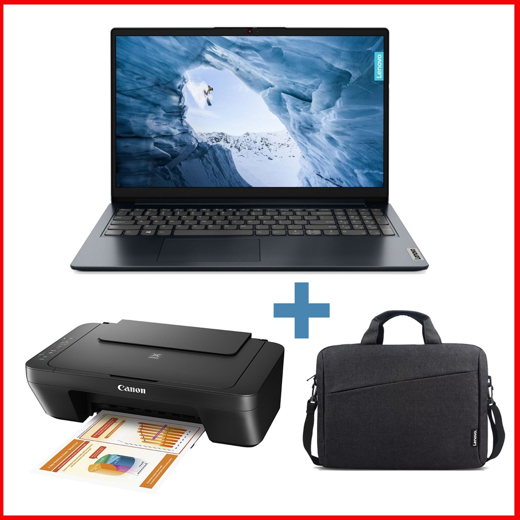 Pack Lenovo IdeaPad 3 15IGL05 + imprimante Canon + Sacoche Lenovo T210