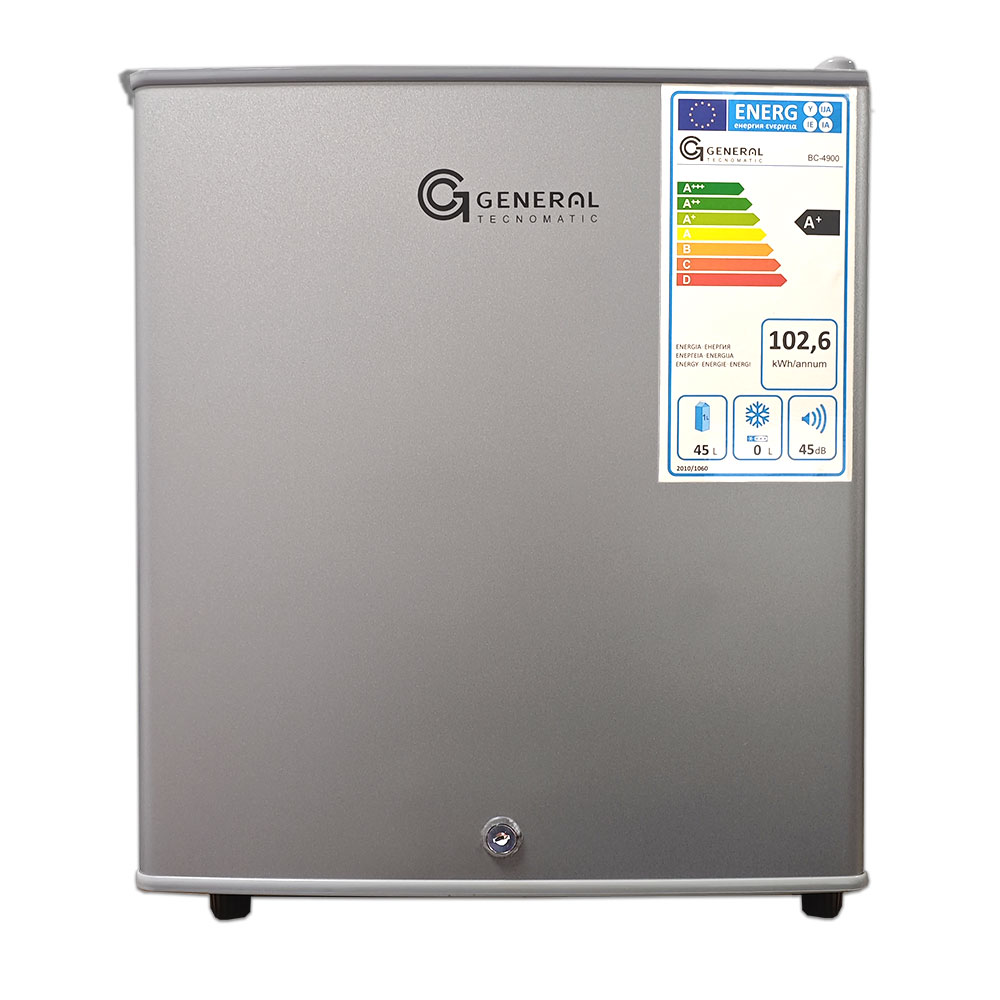 Mini Réfrigérateur et Mini Bar avec Verrouillage de sécurité 45L General Technomatic