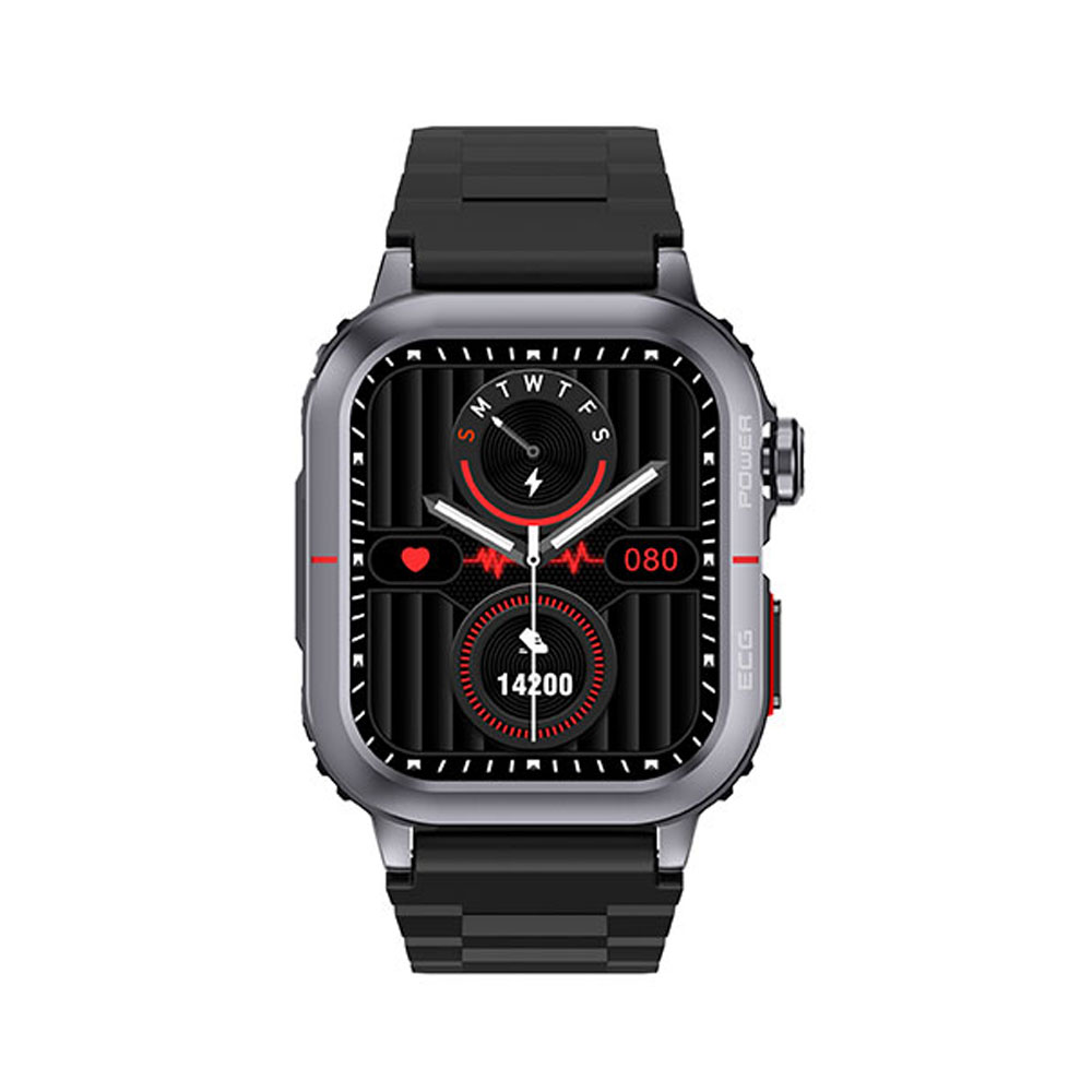 Itel Smartwatch E1 - 1.95" AMOLED, 300mAh, Noir