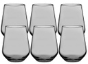 Verre à eau Allegra cl 42 Pasabahce H 10,9 Ø 8,9 cm lot de 6 verres Gris