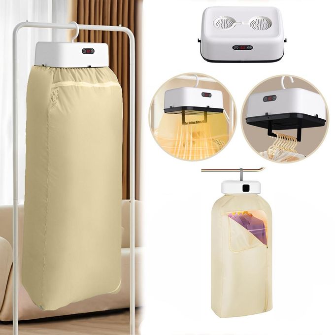 Sèche Linge électrique Sèche Vêtements + sac de séchage portable compact