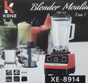 Kenz Blender multifonction 3 en 1 Capacité 2 litres 2000W