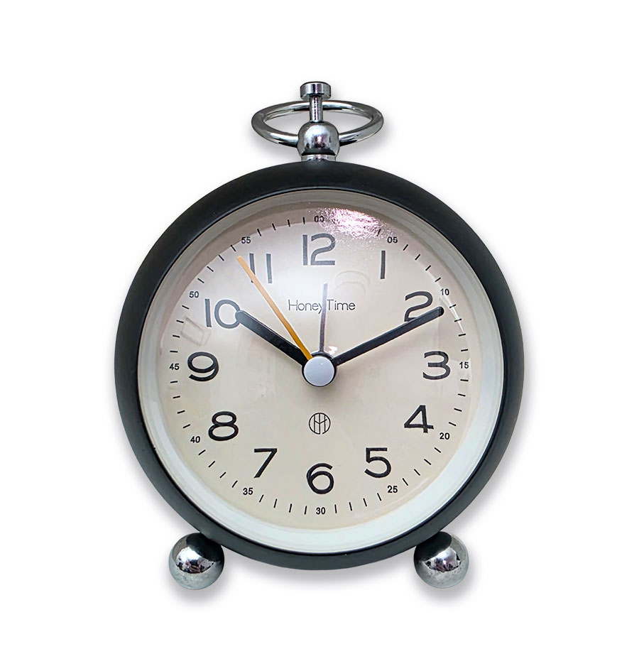 Pandiani Horloge réveil de table, montre réveil
