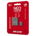 hiksemi CARTE MEMOIRE M-SD 128G MICRO SDHC - SERIE C1 AVEC ADAPTATEUR 92MB/s 40MB/s Class 10
