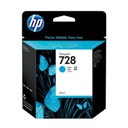 [F9J63A] Cartouche 728 Cyan (F9J63A)