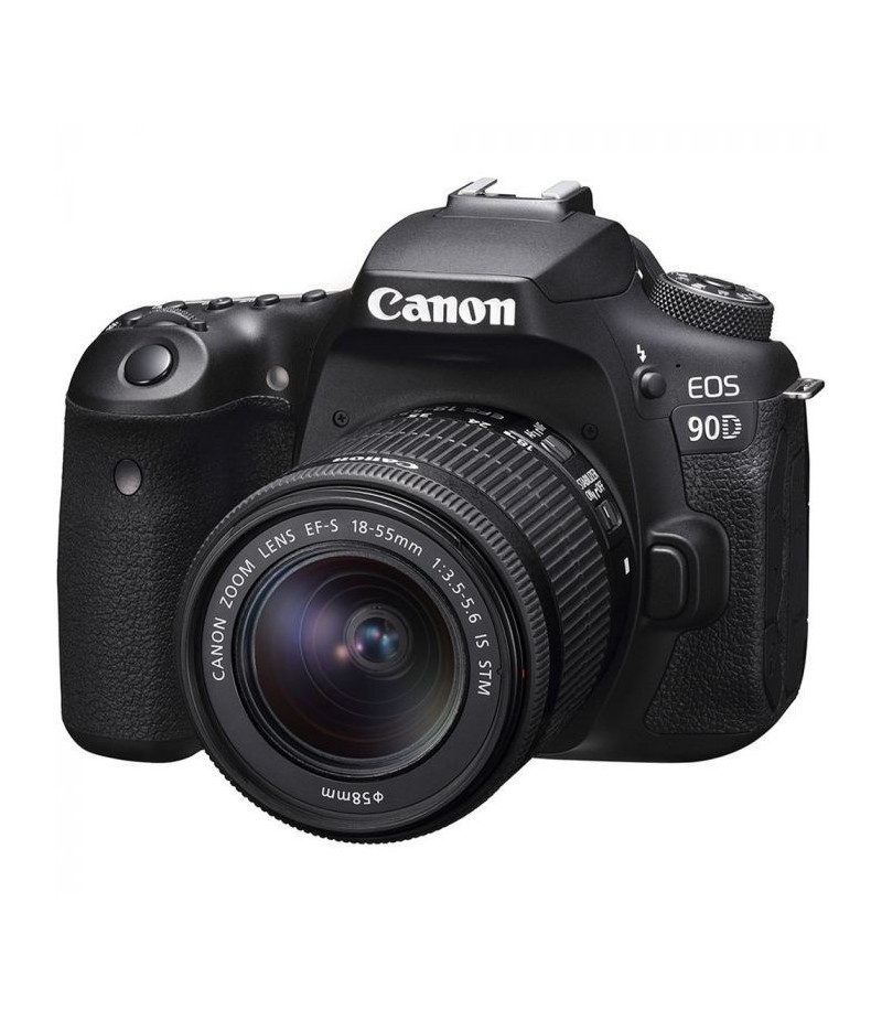 Appareil photo Canon EOS 90D + objectif EF-S 18-55mm IS STM