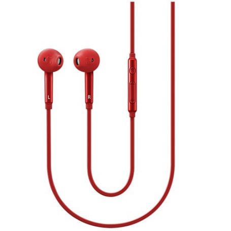Ecouteurs SAMSUNG semi intra-auriculaires Rouge