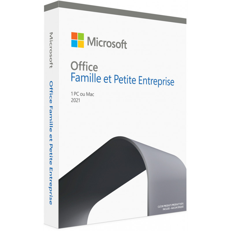 Microsoft Office Home and Business 2021 French Africa Only Medialess