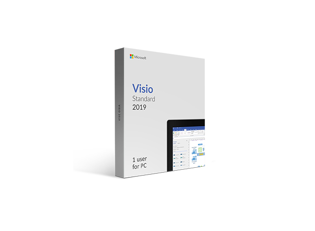 Microsoft VIsio Standard 2019 32/64 Bit Français