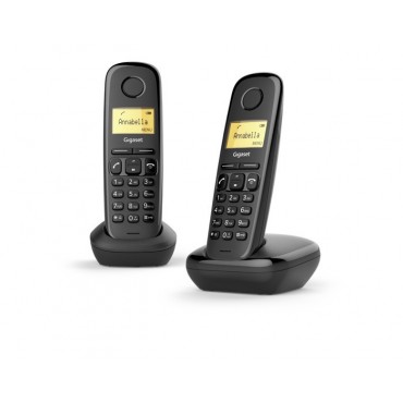[L36852-H2802-N101] Gigaset A170 DUO Téléphone analogique sans fil