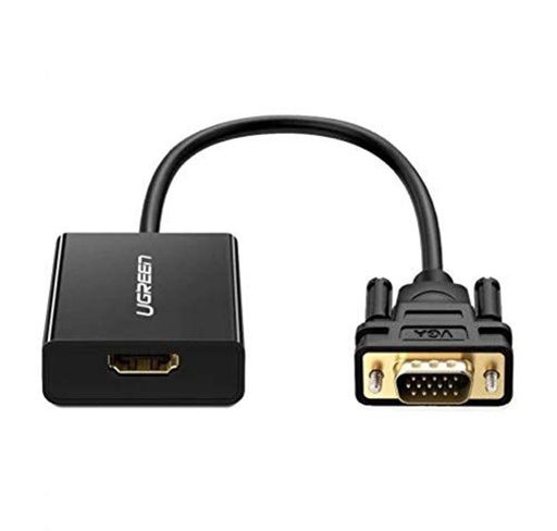 [60814] Adaptateur Ugreen VGA vers HDMI avec alimentation micro USB (60814)