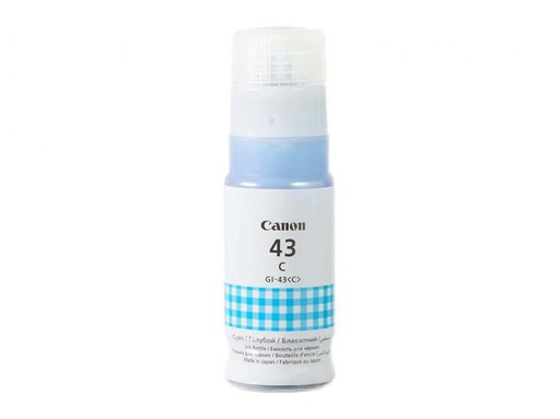 [4672C001AA] Bouteille d'encre Canon GI-43 Cyan