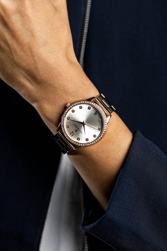 [PCL-4418] Montre Paul McNeal à quartz en acier doré rose (PCL-4418)