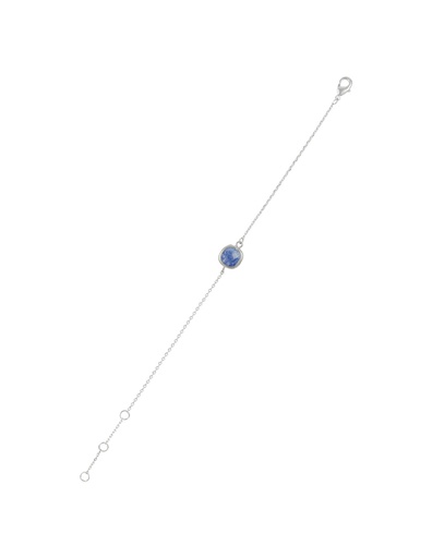 [3R/S158B] Bracelet Moonstone 'Lilou' Aventurine bleu (3R/S158B)