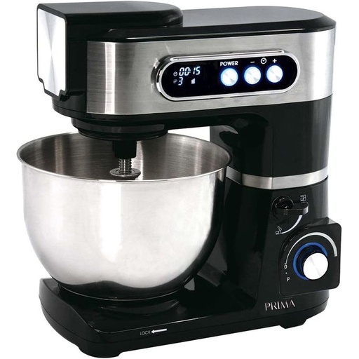 [KT-SM6427E] Prima Pétrin Robot Digital Semi-professionnel 7L Noir